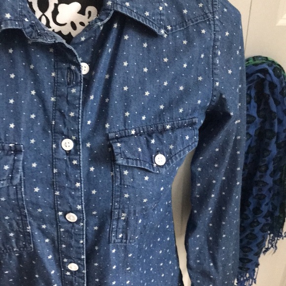 Triple Five Soul starred denim shirt - Picture 3 of 11